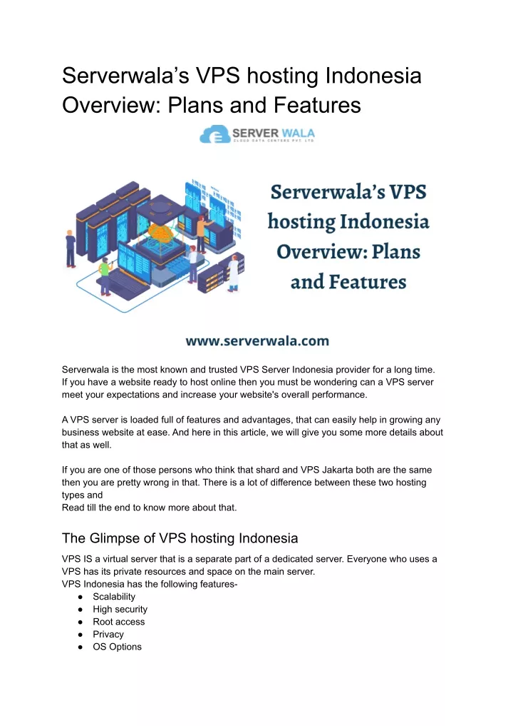 serverwala s vps hosting indonesia overview plans