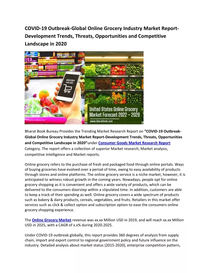 covid 19 outbreak global online grocery industry