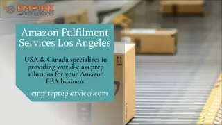 Amazon Fulfilment Services Los Angeles