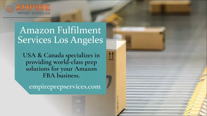 amazon fulfilment services los angeles