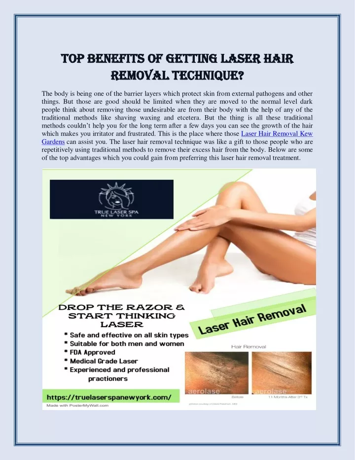 top benefits of getting laser hair top benefits