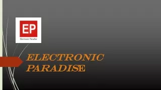 ELECTROINC PARADISE PRODUCTS PURIFIERS