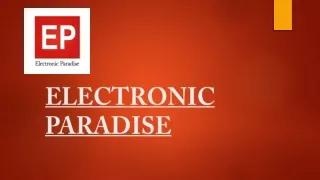 ELECTRONIC  PARADISE PRODUCTS WASHING MACHINE