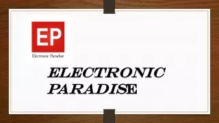 electronic paradis e