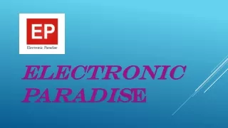 e lectronic paradis e