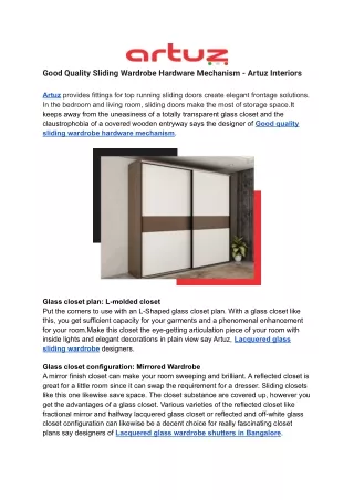 good quality sliding wardrobe hardware mechanism