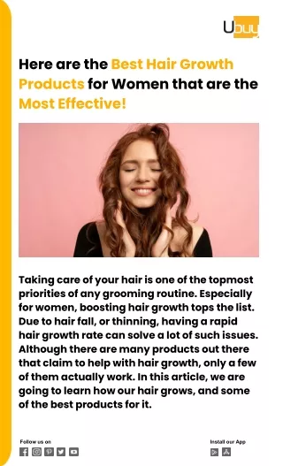 Here are the Best Hair Growth Products for Women that are the Most Effective!