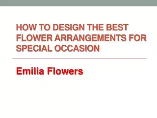 How to Design the Best Flower Arrangements for