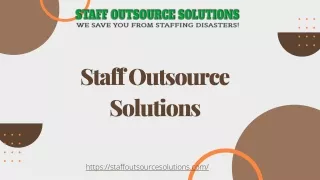 staff outsource solutions