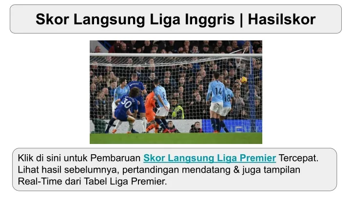 skor langsung liga inggris hasilskor