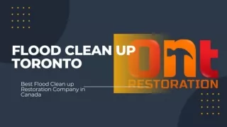 Flood Clean up Toronto