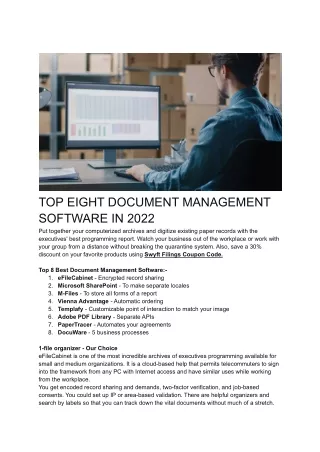 top eight document management software in 2022