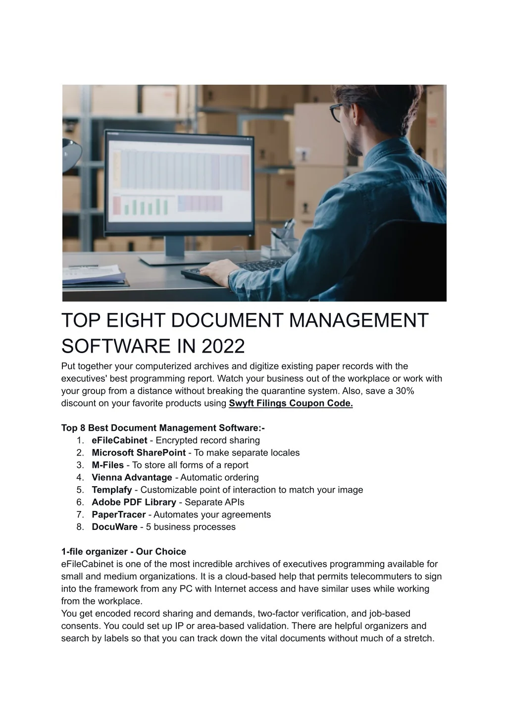 PPT - TOP EIGHT DOCUMENT MANAGEMENT SOFTWARE IN 2022 PowerPoint ...