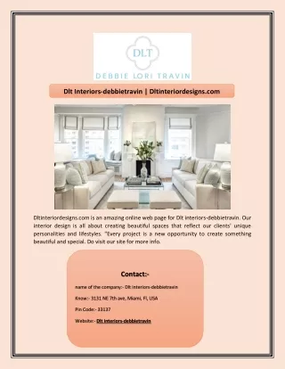 dlt interiors debbietravin dltinteriordesigns com