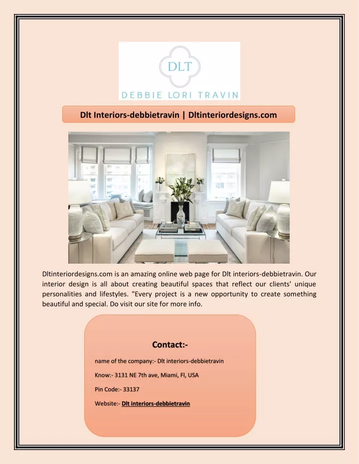 dlt interiors debbietravin dltinteriordesigns com