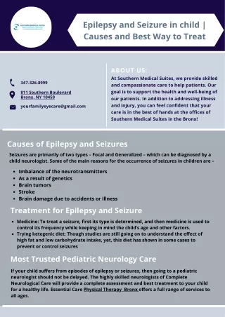 Epilepsy and Seizure in child | Causes and Best Way to Treat