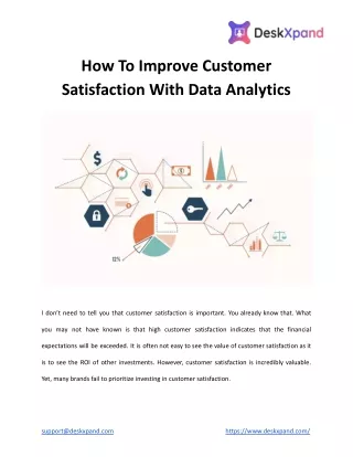 How To Improve Customer Satisfaction With Data Analytics