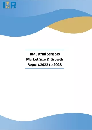 Industrial Sensors