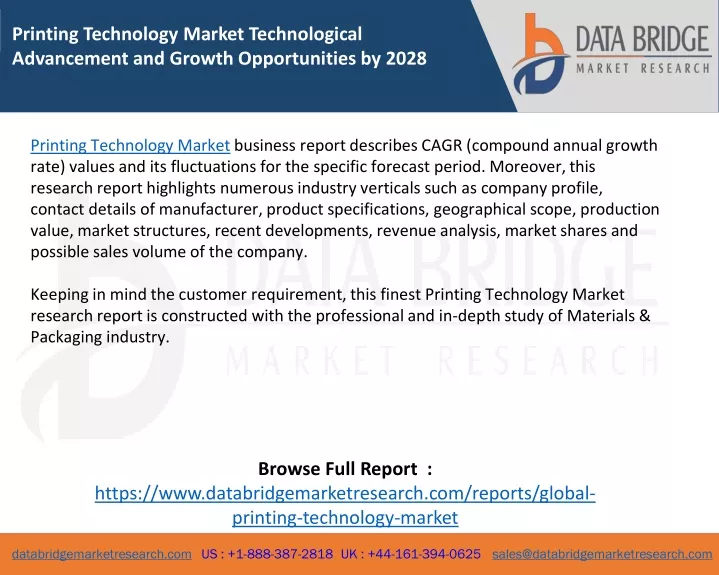 printing technology market technological