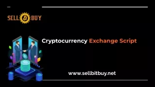 Sellbitbuy - Cryptocurrency Exchange Script Development Company