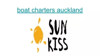 Boat Charter Auckland