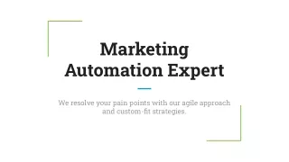 marketing automation expert