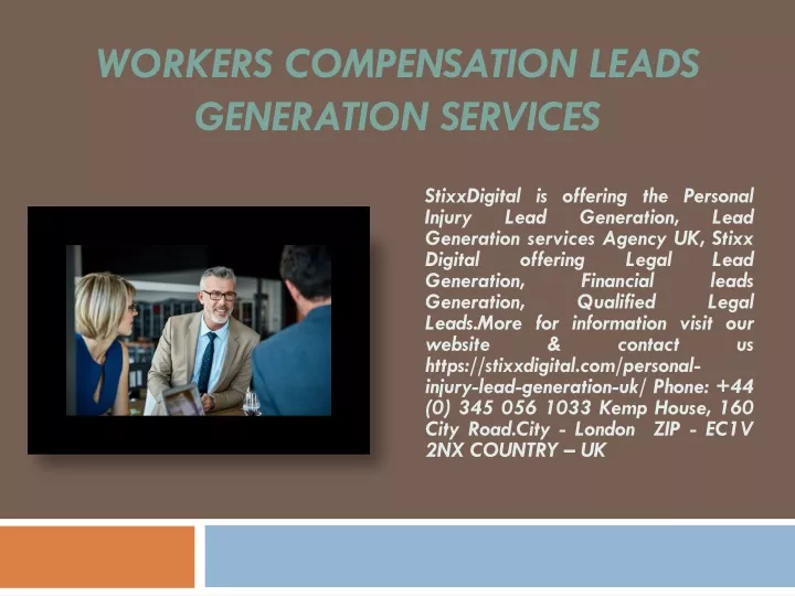 workers compensation leads generation services