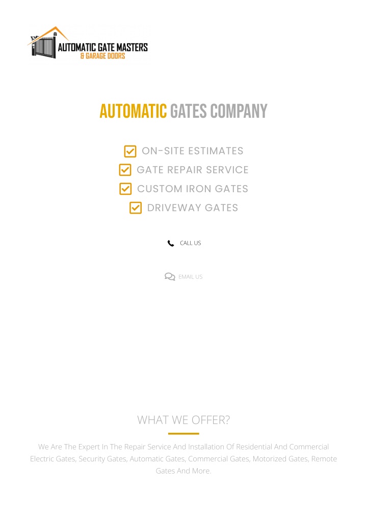 automatic gates company
