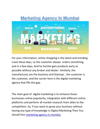 marketing agency in mumbai