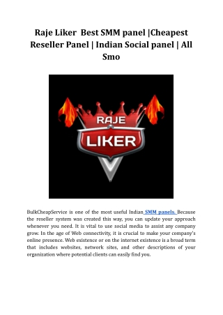 Raje Liker  Best SMM panel