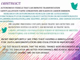 abstract autonomous vehicle that can improve