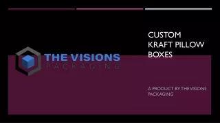 custom kraft pillow boxes