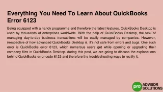 everything you need to learn about quickbooks error 6123