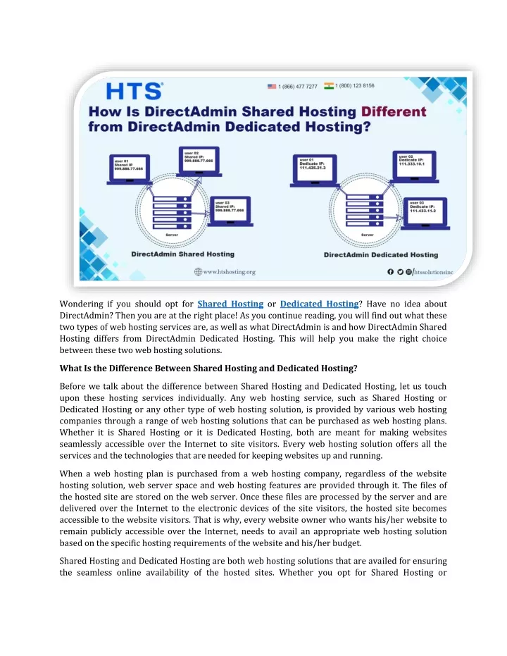 wondering if you should opt for shared hosting