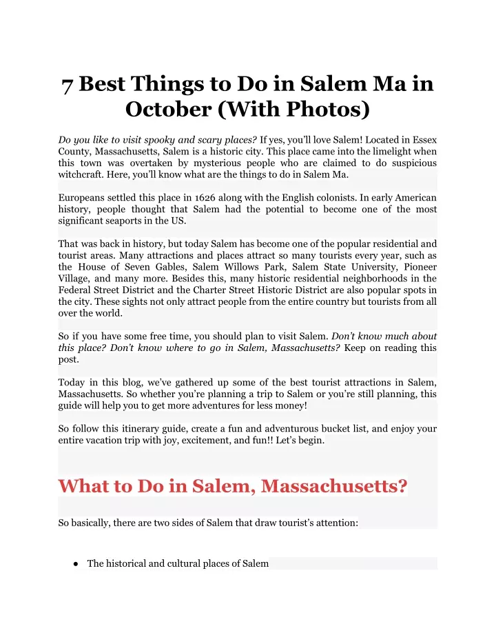 7 best things to do in salem ma in october with