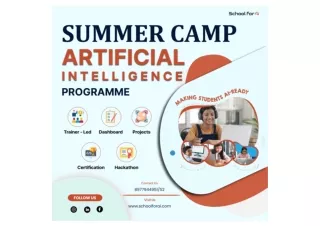 Summer Camp 2022 | Best Artificial Intelligence Course | School For AI