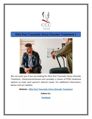 Ohio Post Traumatic Stress Disorder Treatment | Clientcarecontinuum.com