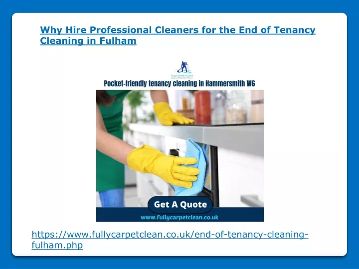 why hire professional cleaners