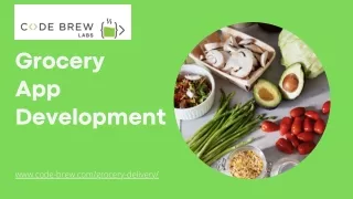 Create a grocery app