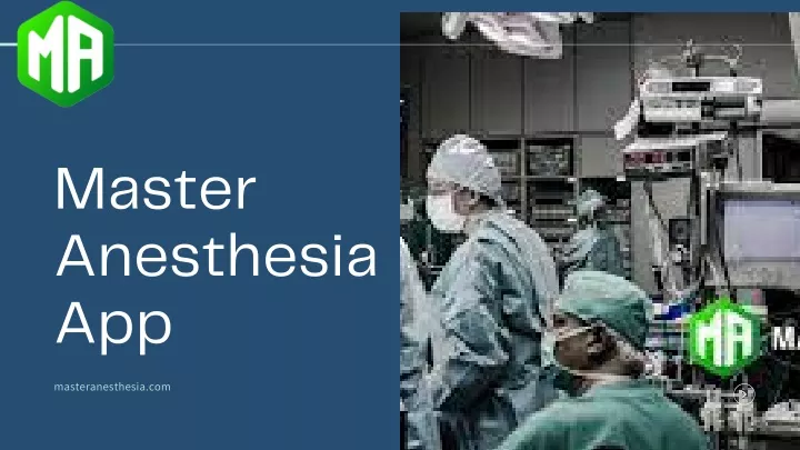 master anesthesia app