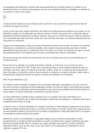 Trucos y consejos de seguridad en tu negocio de un cerrajero profesional de conf