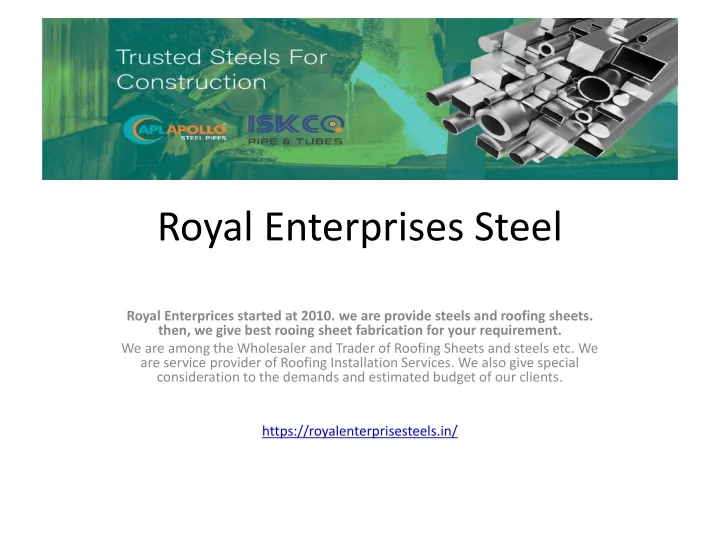 royal enterprises steel