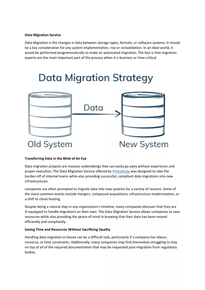 data migration service