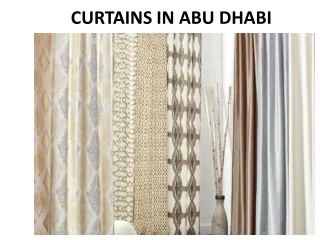 curtains in abu dhabi