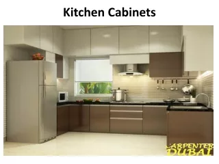 kitchen cabinets