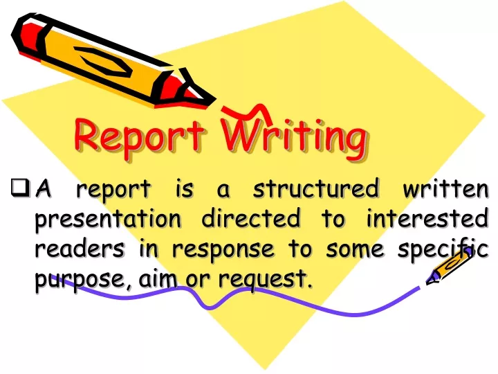 report writing