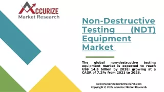 Non-Destructive Testing (NDT) Equipment Market 