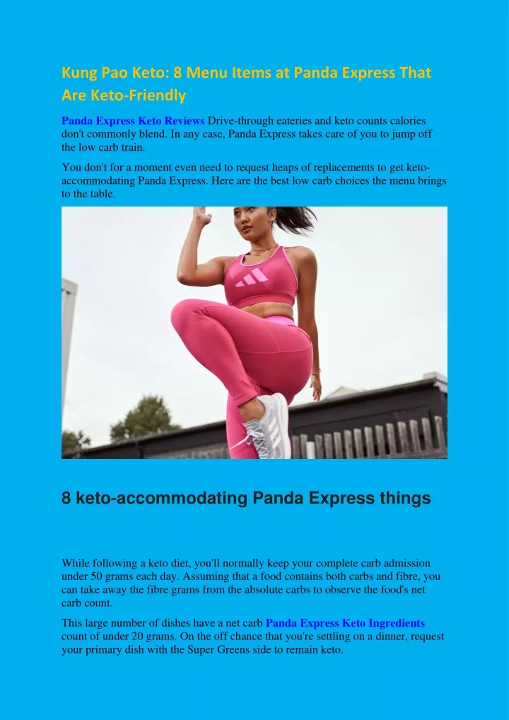 kung pao keto 8 menu items at panda express that