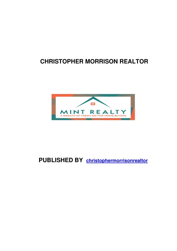 christopher morrison realtor