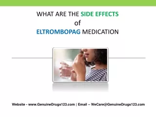 what are the side effects of eltrombopag